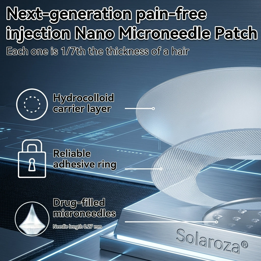 Official Solaroza® Centre | High-Precision 10-in-1 Weight Loss Patch with Berberine & NAD+